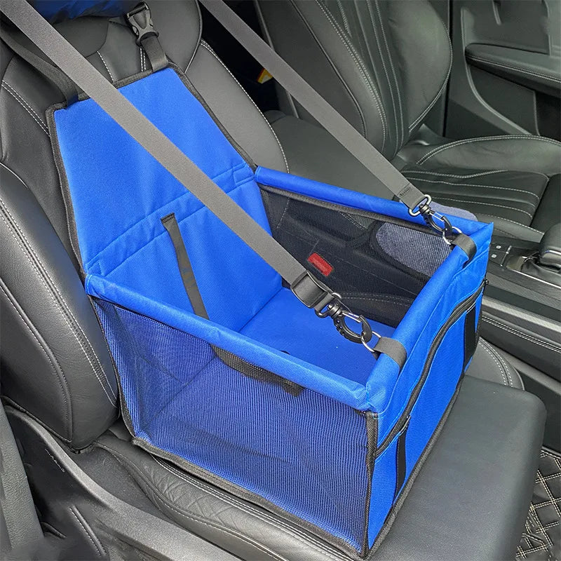 Luxury Custom Anti-Scratch Safety Belt Foldable Mesh Waterproof Oxford Car Seat Cover Modern Style Comfortable for Cats Dogs