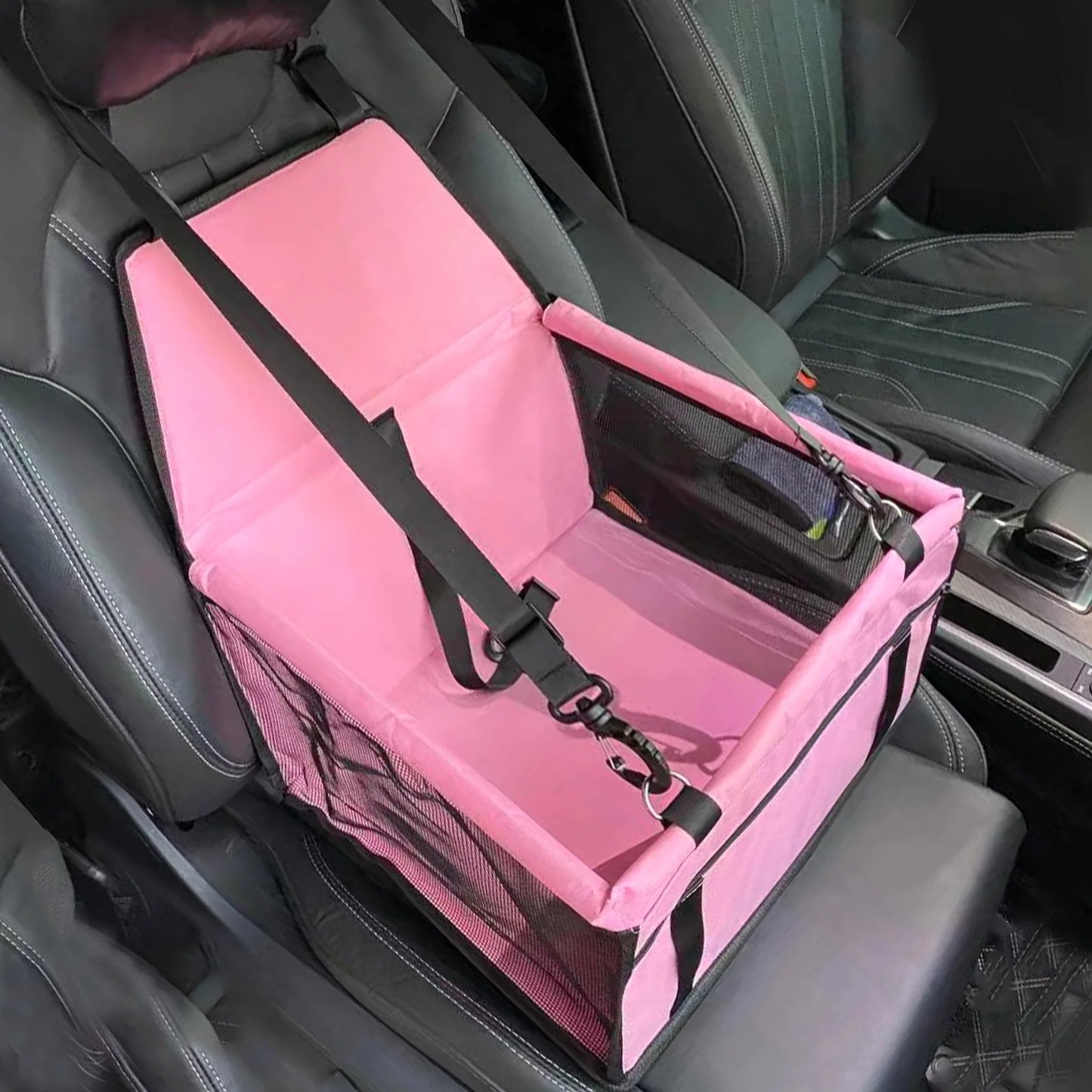 Luxury Custom Anti-Scratch Safety Belt Foldable Mesh Waterproof Oxford Car Seat Cover Modern Style Comfortable for Cats Dogs
